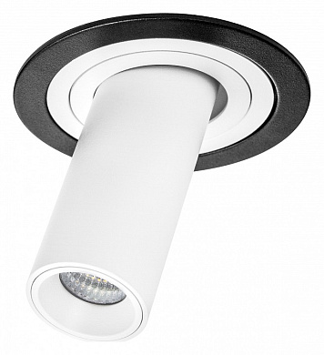 встраиваемый потолочный светильник черный