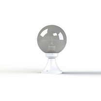 Moon N° 3; Smoked PMMA E27 60W; White