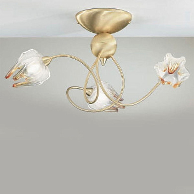 IDL Medusa 266/3PF Brushed gold V286/146/22 потолочный светильник