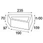 14251109 Modular Bold Светодиодный настенный светильник GI — фото 2