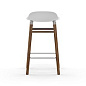 602786 Normann Copenhagen Form Барный стул с основанием из ореха, 65 см, белый — фото 3