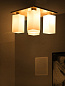 Modern Square 5 Light Flush Chandelier люстра FOS Lighting W107-CH5