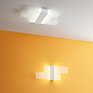 90337 Linea Light Triad 2.0 AP PL LED M современный потолочный и настенный светильник белый — фото 2