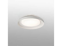 64097 Faro Barcelona DOLME потолочный светильник белый плоский LED