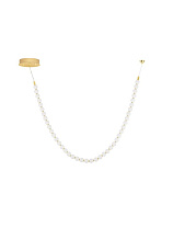 Triac Dimmable Gold Metal & Opal Glass LED 69 Watt 220-240 Volt 5524Lm 3000K IP20 L:115 H:131cm
