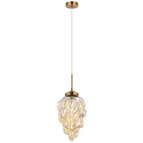 Светильник подвесной Stilfort Cream 2152/53/01P, Янтарный; Бронза