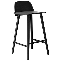 32032 Muuto Nerd барный стул черный высота 65 см