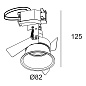 DEEP RINGO Hi IP S2 B черный Delta Light встраиваемый точечный светильник — фото 1