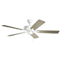 52" Basics Pro Fan White люстра-вентилятор 330018WH Kichler — фото 1