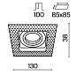 DL003-01-W Maytoni Atom Встраиваемый светильник 10W Белый — фото 1