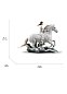 Фарфоровая статуэтка всадницы на коне у моря Riding Her Horse on the Seashore Lladro 01009371 — фото 6