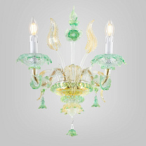 Ca' Rezzonico Wall lamp Зеленый и золотой / 1 / Золотой