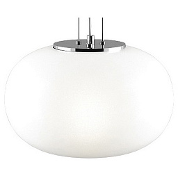 801040 Lightstar Meringe подвесной светильник с белым куполом и хромированной арматурой