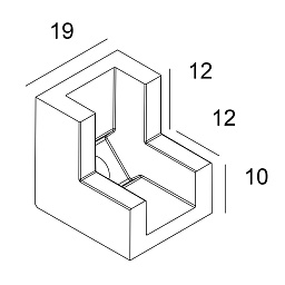 SL19 - CORNER V90° B Delta Light FINTO