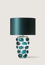 Turquoise shown with 18 Cylinder in Teal Satin with Cream Card lining