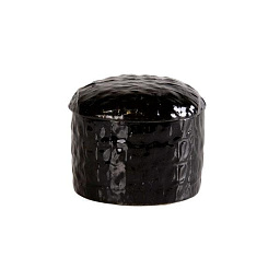 0003618-277 Villari Cocco шкатулка из керамики с глянцевым чёрным покрытием