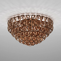 Потолочный светильник GIOGALI 80 CRYSTAL COPPER MATT BRONZE 1 E27 CE 1