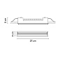 357511/10 Vibia Line Декоративная накладка на стену 27 x 4 см - потолочный светильник 3575 — фото 1
