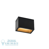 PIRRO OPAL CEILING SURFACE 2.0 LED 7W CRI90 2700K BLACK + GOLD DETAIL Wever Ducre