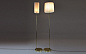 Equilibrium-I MII Contemporary Brass Floor Lamp торшер Jonathan Amar Studio Equilibrium-IMII