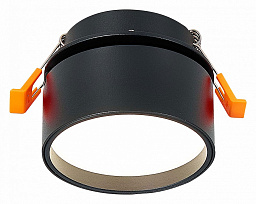 ST651.448.09 ST-Luce St651 потолочный светильник с черным корпусом и направленным светом