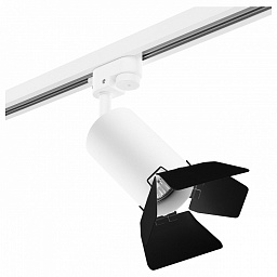 R1T436437 Lightstar Rullo 1 трековый светильник белый с поворотной головкой 50Вт для однофазного шинопровода