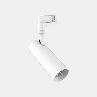 трековый светильник белого цвета с узким углом освещения 36° для трехфазного шинопровода