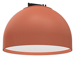 2492/34 SP-10 Divinare Decorato трековый светильник полусферической формы терракотового цвета для трекоременной системы 48V