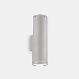 163628 Ideal lux Gun уличный настенный светильник серый цилиндрический направленного света
