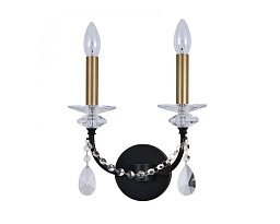 3972/A black+brass Newport Anastasiya бра