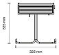 Настольная лампа Biny Table DCW éditions, белая опора, чёрный корпус, белые жалюзи BINY TABLE SW-WH-BL-WH — фото 4