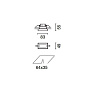 BX55 Laser Blade InOut iGuzzini Recessed rectangular ceiling-mounted IP65 luminaire, compact body, Neutral White LEDs, Flood optic. — фото 1