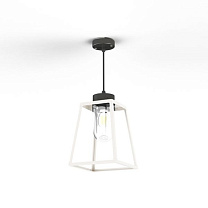 Lampiok 1 N° 3; Clear glass E27 52W; White
