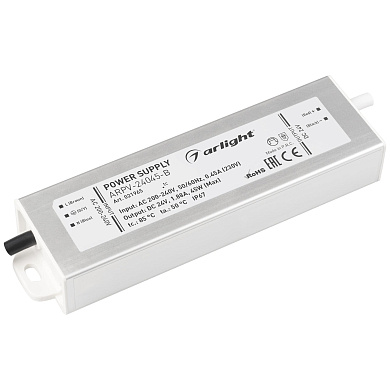 021965 Arlight блок питания ARPV-24045-B (24V, 1.9A, 45W)