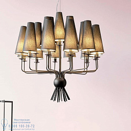 7076/21 MM lampadari Silvestro люстра с множеством абажуров конусной формы на металлическом каркасе