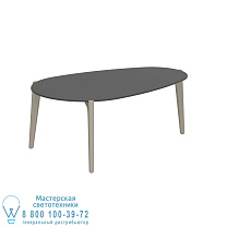 СТОЛИК TEA TIME 100X60CM H40 SAND CERAMIC ЧЕРНЫЙ Royal Botania