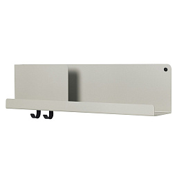 24025 Muuto Folded настенная полка серая 16.5x63 см
