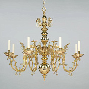 CL0145.BR.SE Ghent Chandelier, Brass, made to order