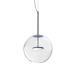 CA093DLUWDI Linea Light Group Cristalbolla подвесная люстра с шарообразным стеклянным плафоном и подвесом синего оттенка
