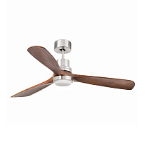 LANTAU L LED Matt nickel/walnut fan