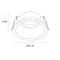 A2864PL-1WH Arte Lamp Dash точечный встраиваемый светильник GU10 1х35W — фото 4