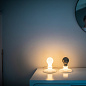 FN293001_20 Foscarini Light Bulb TL LED настольный светильник в минималистичном стиле белый; чёрный — фото 2
