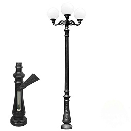 Парковый фонарь Fumagalli NEBO ADAM/GLOBE 300 3L