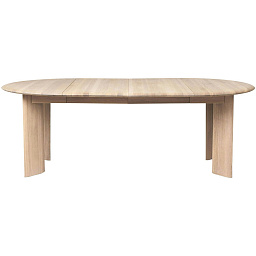 1102762851 Ferm Living Bevel раздвижной обеденный стол из массива дерева с прямоугольной столешницей