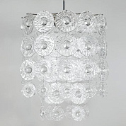 CL0168.NI.SE Verbier Crystal Chandelier, Large, 4 Lights