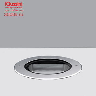 E159 Light Up iGuzzini Recessed floor luminaire Earth D=250 mm - Warm White - Wall Washer Optic - DALI