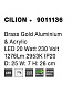 9011136 CILION Novaluce светильник LED 20W 230V 1276Lm 2953K IP20