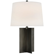 Costes Medium Table Lamp бронза с льняным абажуром