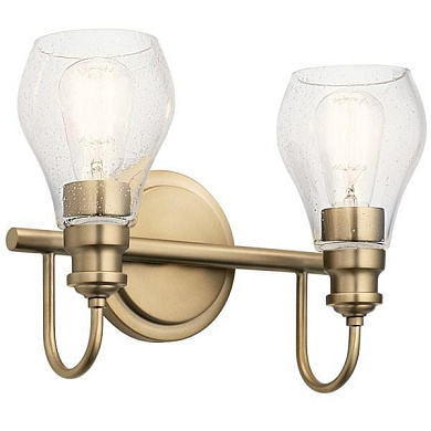 Greenbrier 2 Light Vanity Light Classic Bronze настенный светильник 45391CLZ Kichler