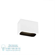 PIRRO OPAL CEILING SURFACE 2.0 LED 7W CRI90 3000K WHITE + BLACK DETAIL Wever Ducre